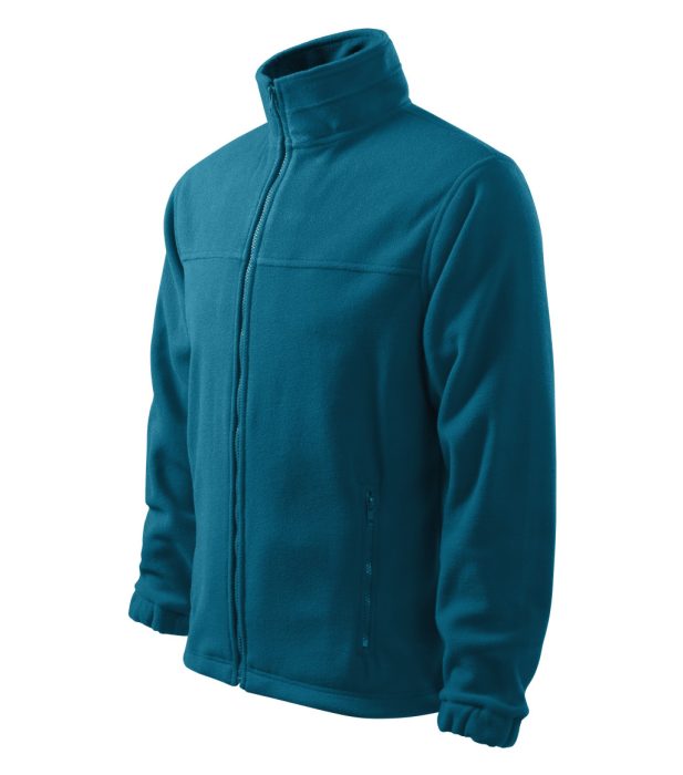MALFINI JACKET 100% poliészter Petrol kék színű cipzáras polár pulóver