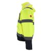 BOMBER Láthatósági neon bélelt téli munkaruha kabát