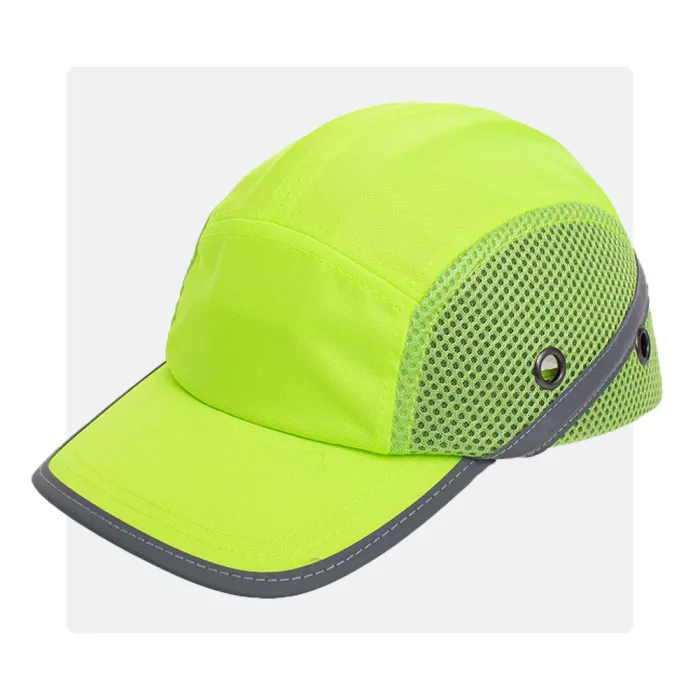 Ütődés elleni neon baseball sapka