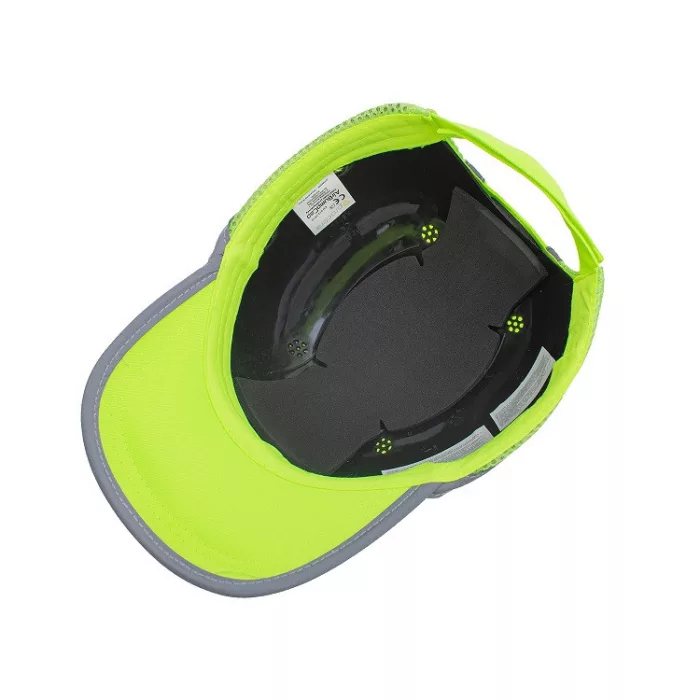Ütődés elleni neon baseball sapka