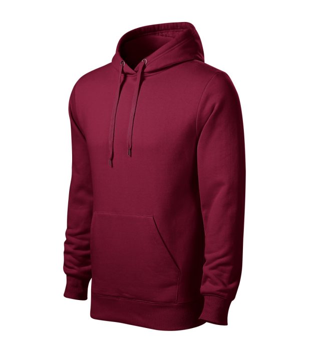 MALFINI CAPE belebújós, kapucnis pulóver GARNET