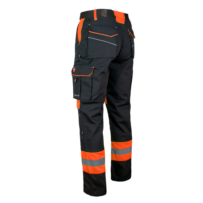 CLASSIC Láthatósági narancs munkaruha derekas nadrág