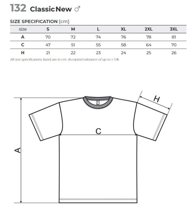 MALFINI CLASSIC NEW ALMAZÖLD színű 100 % pamut kerek nyakú póló