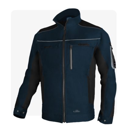 Classic stretch slim NAVY munkaruha kabát