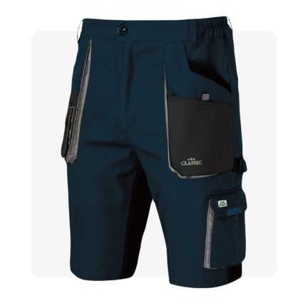 Classic Strech Slim Navy munkaruha rövidnadrág
