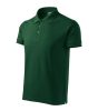 MALFINI COTTON HEAVY 100 % pamut galléros póló DARK GREEN