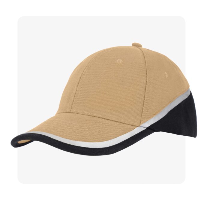 DOBBELT khaki fényvisszaverő baseball sapka 