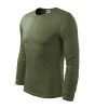 MALFINI FIT-T Hosszú ujjú 100 % pamut póló KHAKI