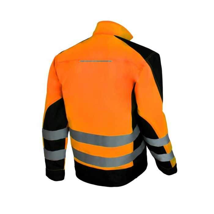 FLASH láthatósági narancs munkaruha kabát