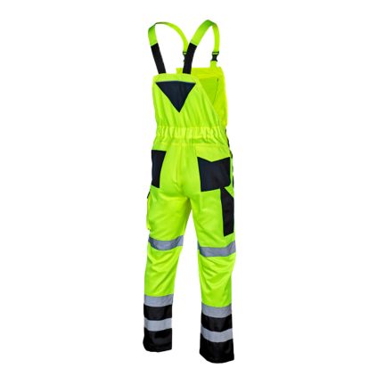 FLASH láthatósági neon munkaruha kantáros nadrág