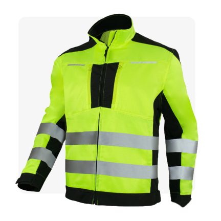 FLASH láthatósági neon munkaruha kabát