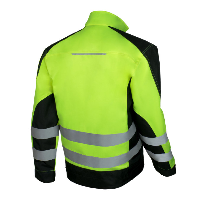 FLASH láthatósági neon munkaruha kabát