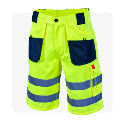 FLASH Láthatósági neon munkaruha rövidnadrág