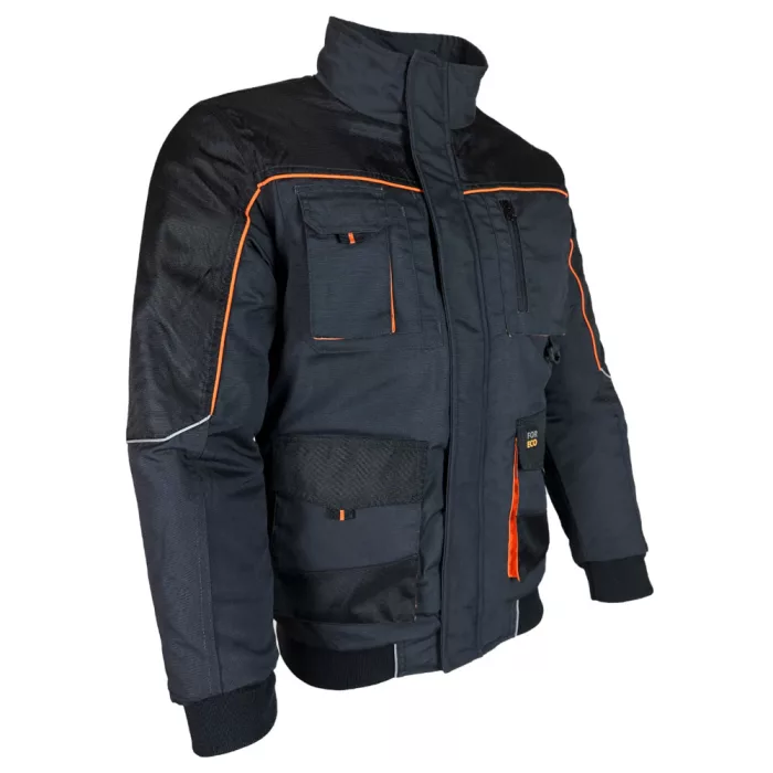 FORCO narancs bélelt téli munkaruha kabát