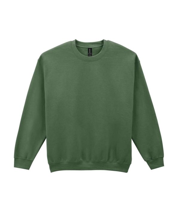 GILDAN GI18000 belebújós pulóver Military Green 