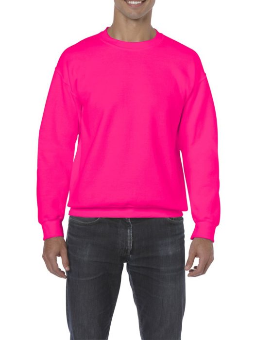 GILDAN GI18000 belebújós pulóver Safety Pink