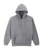 GILDAN GI18500 belebújós kapucnis pulóver Graphite Heather