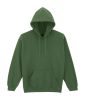 GILDAN GI18500 belebújós kapucnis pulóver Military Green 