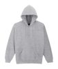 GILDAN GI18500 belebújós kapucnis pulóver Sport Grey