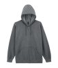 GILDAN GI18600 cipzáras, kapucnis pulóver Graphite Heather