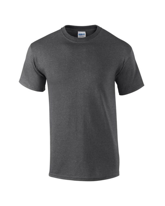 GILDAN GI2000 100 % pamut kerek nyakú póló Dark Heather