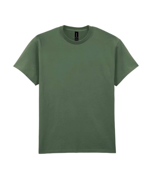GILDAN GI2000 100 % pamut kerek nyakú póló Military Green 