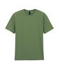 GILDAN GI3000 100 % pamut kerek nyakú póló Military Green 