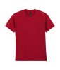 GILDAN GI5000 100 % pamut kerek nyakú póló Antique Cherry Red