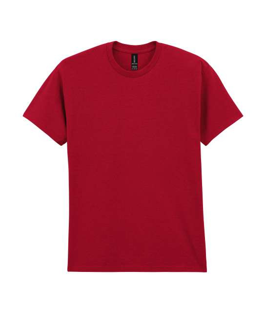 GILDAN GI5000 100 % pamut kerek nyakú póló Antique Cherry Red