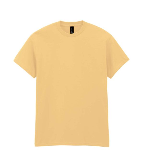 GILDAN GI5000 100 % pamut kerek nyakú póló Yellow Haze