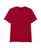 GILDAN GI64000 100 % pamut kerek nyakú póló Antique Cherry Red