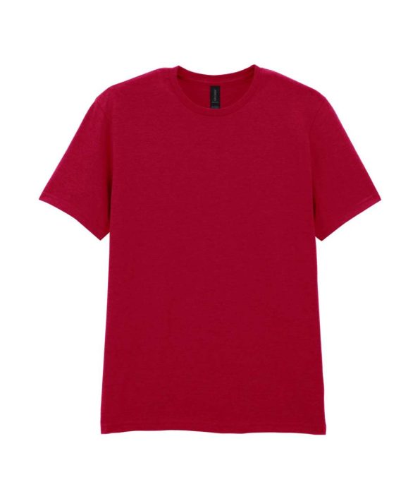 GILDAN GI64000 100 % pamut kerek nyakú póló Antique Cherry Red