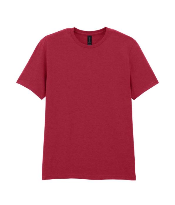 GILDAN GI64000 100 % pamut kerek nyakú póló Cardinal Red