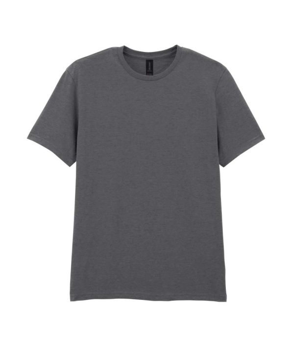 GILDAN GI64000 100 % pamut kerek nyakú póló Charcoal