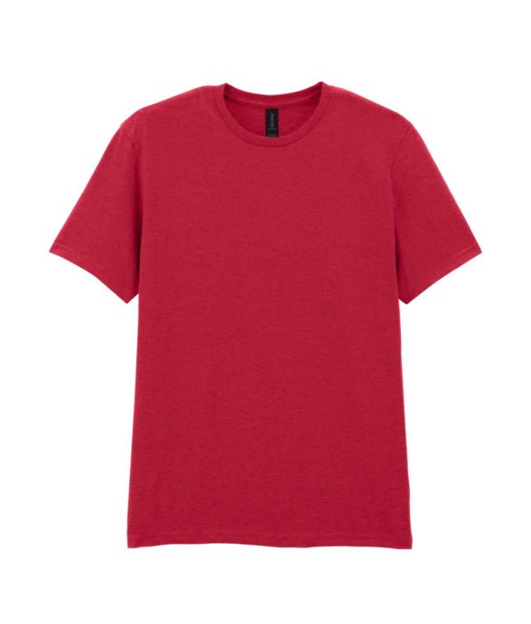 GILDAN GI64000 100 % pamut kerek nyakú póló Cherry Red