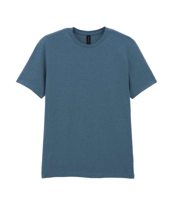 GILDAN GI64000 100 % pamut kerek nyakú póló Indigo Blue