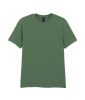 GILDAN GI64000 100 % pamut kerek nyakú póló Military Green 