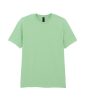 GILDAN GI64000 100 % pamut kerek nyakú póló Mint Green