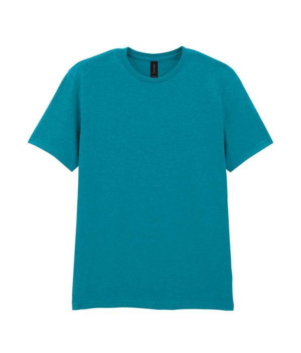 GILDAN GI64000 100 % pamut kerek nyakú póló Tropical Blue
