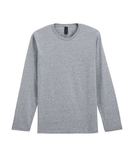 GILDAN GI64400 100 % pamut hosszú ujjú póló RS Sport Grey