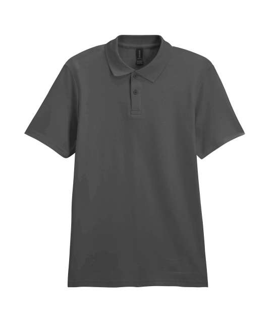 GILDAN GI64800 100 % pamut galléros póló Charcoal