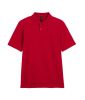 GILDAN GI64800 100 % pamut galléros póló Cherry Red
