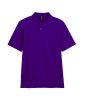 GILDAN GI64800 100 % pamut galléros póló Purple