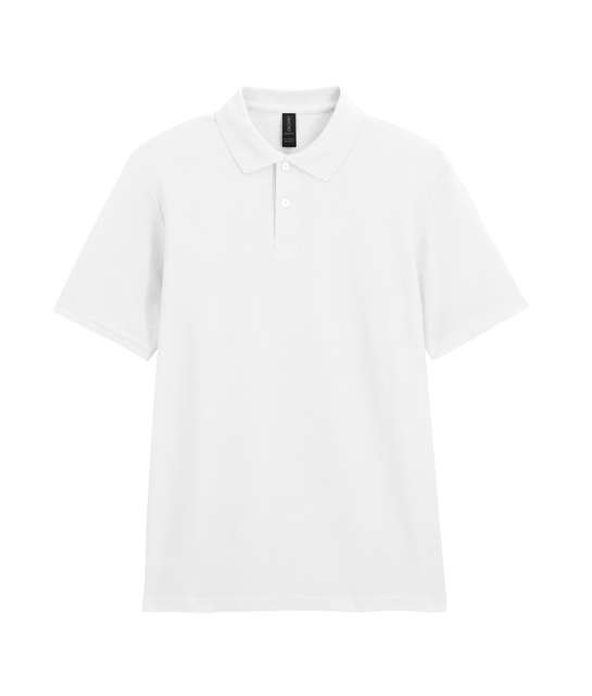 GILDAN GI64800 100 % pamut galléros póló White