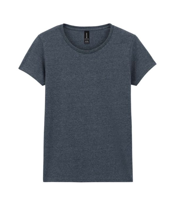 GILDAN GIL5000 100 % pamut kerek nyakú póló Dark Heather