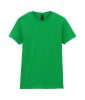 GILDAN GIL64000 100 % pamut kerek nyakú póló Irish Green
