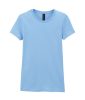 GILDAN GIL64000 100 % pamut kerek nyakú póló Light Blue