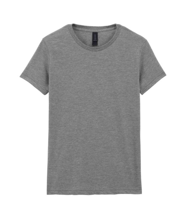 GILDAN GIL64000 100 % pamut kerek nyakú póló RS Sport Grey