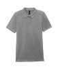 GILDAN GIL64800-B3 100 % pamut galléros póló RS Sport Grey