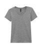 GILDAN GIL64V00 100 % pamut v nyakú póló RS Sport Grey